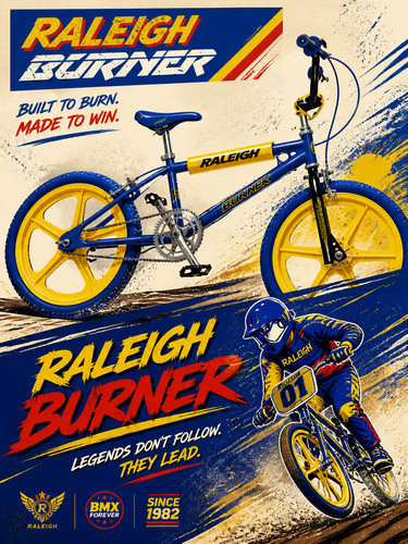 Classic raleigh burner bmx - classic,