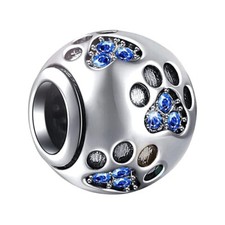 Blue Paw Print Pet Dog