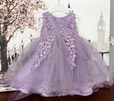 Ariana Baby Girl Dress Lilac