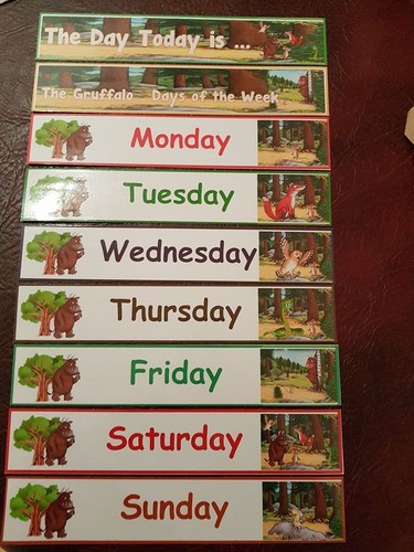 Days the week - of,