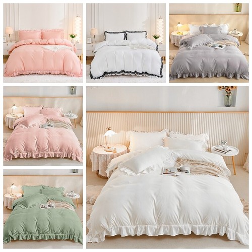 Luxury ruffle frill duvet - ruffle,