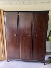 Stylish Stag Minstrel Mahogany 3 Door Wardrobe