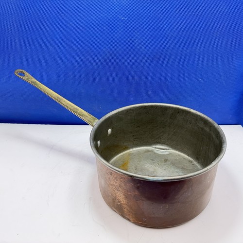 Vintage copper pot tin lined - vintage,