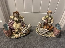 Capodimonte-style boy & girl