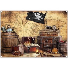 7x5ft fabric pirate backdrop - fabric,