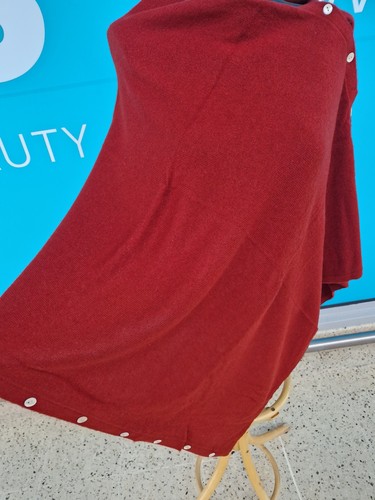 100 pure cashmere poncho - cashmere, one