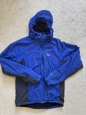 Rab Blue Pertex Equilibrium Vapour rise Hooded Jacket 