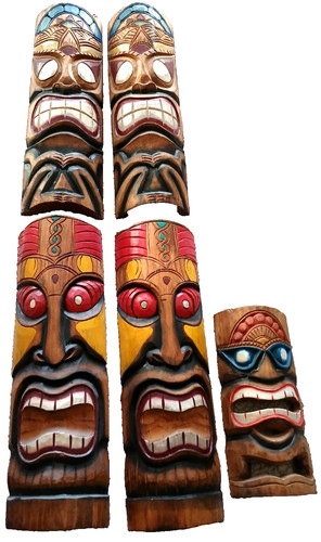Tiki masks condition - tiki, 5