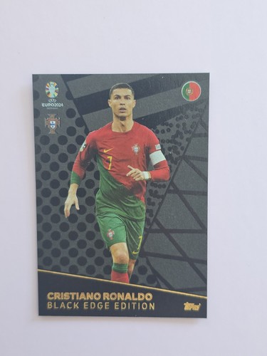 Cristiano ronaldo black - black, edge