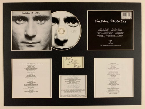 Phil collins signed - -,