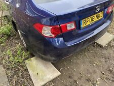 HONDA ACCORD MK8 REAR BUMPER - EX - EXGT - 2008/2015 - BLUE B553P  (with Sensor)
