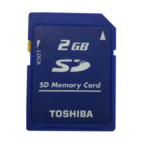 2gb toshiba secure digital - 2gb, sd