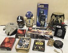 misc star wars bundle x 13 items(darth vader soap,clock,cards,yoyo etc)