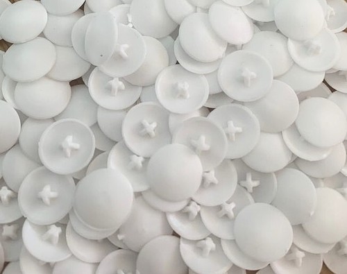 Plastic white press fit - white, press-fit