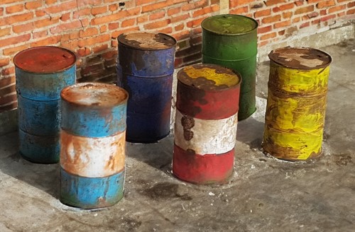 Td73 oil drums printed - td73,