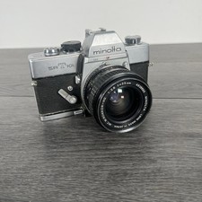 Minolta SRT101 SLR Film Camera & MC Rokkor-HG 35mm f/2.8 Lens UNTESTED