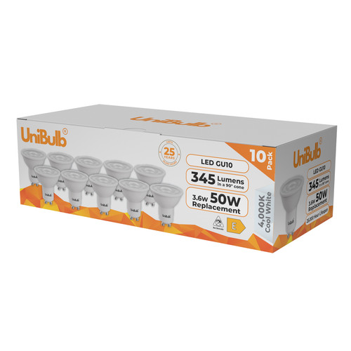 Unibulb led gu10 - gu10, 3.6w