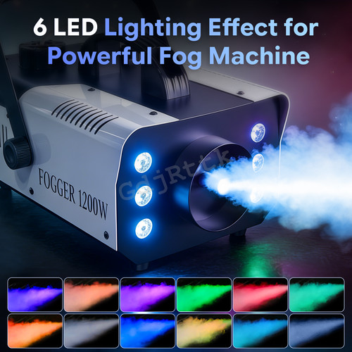 1200w rgb smoke fog machine - rgb,
