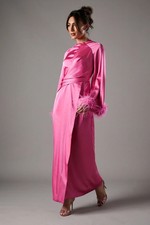 Coast Pink Maxi Dress Womens Occasion Dresses