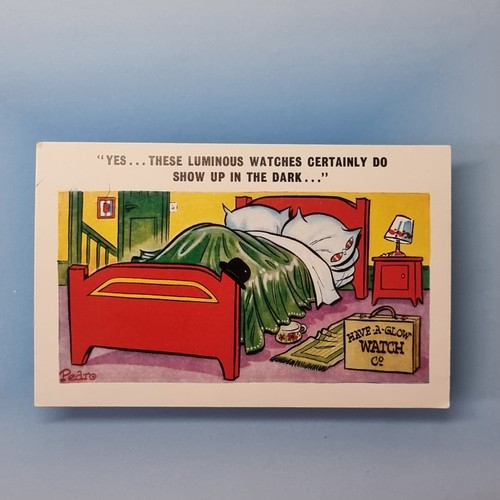 Saucy comic postcard c1970 - postcard,