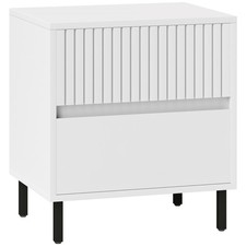 HOMCOM Bedside Table with 2