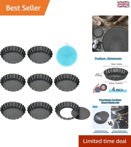 Durable carbon steel mini tart - carbon,