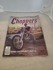 Choppers 1976 November. Honda 500 Harley Trike '64 TR6' Panhead Triumph Kawasaki