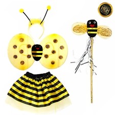 4Pc Girls Bumble Bee Honey