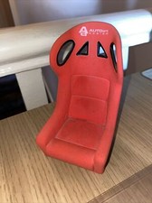 Car Auto Art Design Recaro Racing Desktop Phone Holder Red - iPhone / Samsung