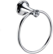 Diamond towel ring silver - ring,