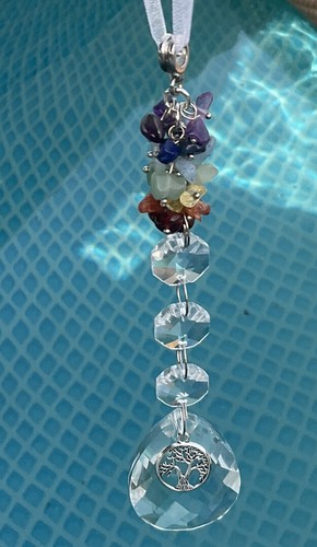 Chakra prism sun catcher - chakra,