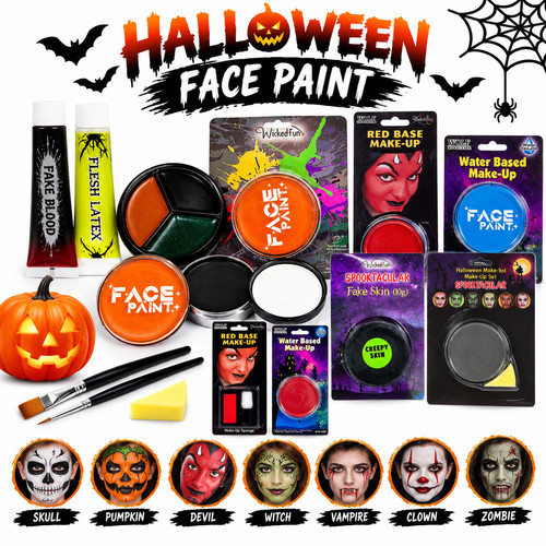 Halloween face paint neon - paint,