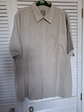 Mens Casual Stone Coloured Shirt From Sainsbury's XXL good Condition