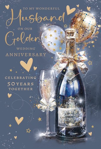 Husband golden anniversary - husband,