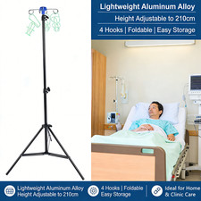 Foldable Portable IV Pole Drip