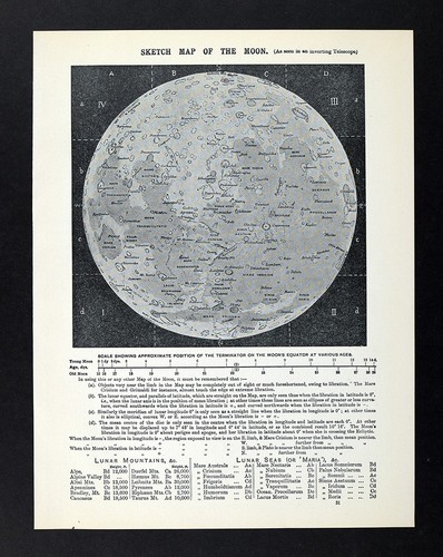 1959 norton moon map - 1959, lunar