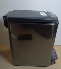 HOHAOO Bathroom Bin,6L Stainless Steel Pedal Bin Kitchen Bin Rectangular...