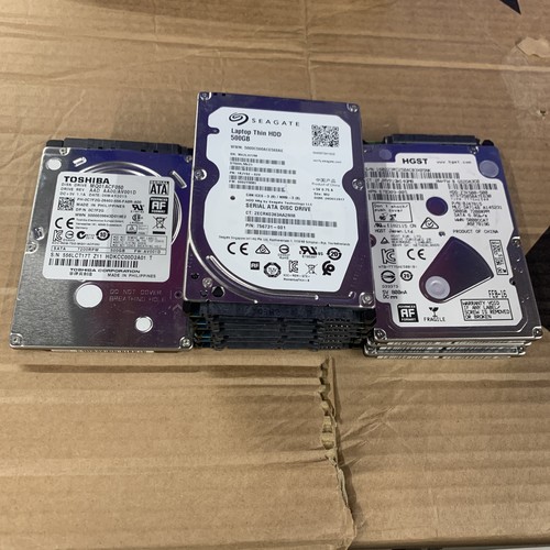Job lot 500gb 5 - x, 2.5"