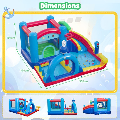 Inflatable water slide kids - water,