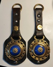 PAIR OF ANTIQUE HORSE BRASSES