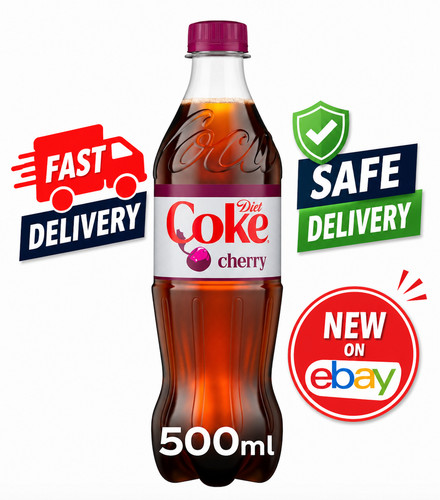 Diet coke cherry - coke, bottles