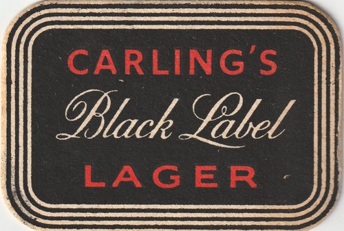 Beer mat carling - beer, lager