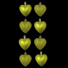 Pack of 8 Heart Christmas Tree