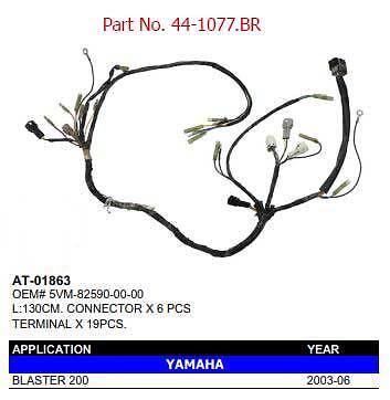 Wiring loom yamaha - wiring, yfs200
