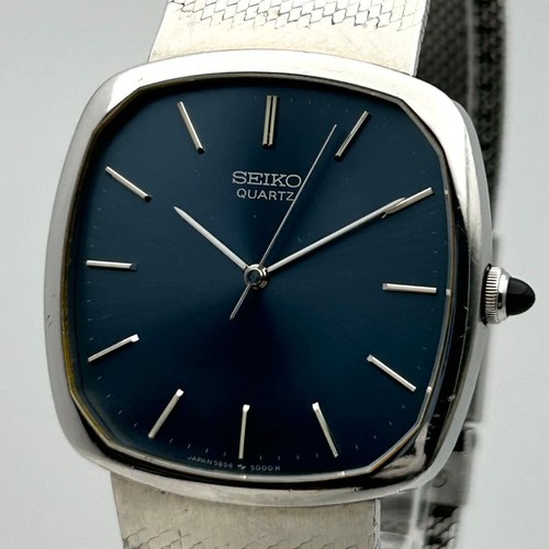 Seiko quartz 5854 5000 blue - quartz,