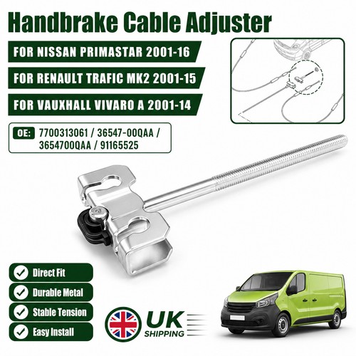 Hand brake cable - cable, adjuster