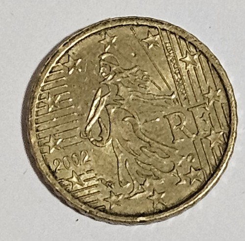 Euro cent france - france, 2002