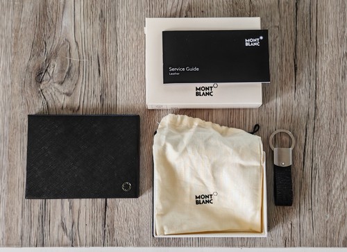 Monte blanc leather keyring - monte,