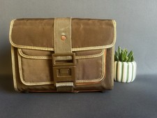 Vintage Helios 2000 Camera Case – Brown Fabric with Red Interior – RetCamera Bag