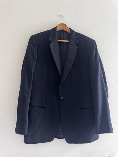 Men black tie dinner suit - black,